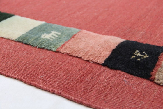 Image 1 of Original Modern Perser Gabbeh,Kelim Woll Teppich 145 x 100 cm Top Zustan