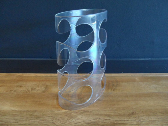 Image 1 of Vintage plexiglas wijnrek