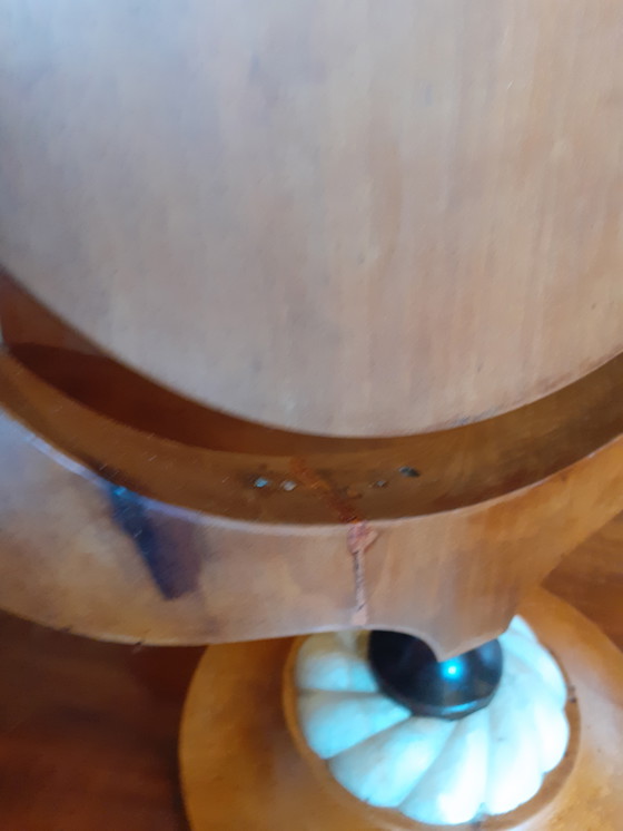 Image 1 of Art nouveau psyche mirror