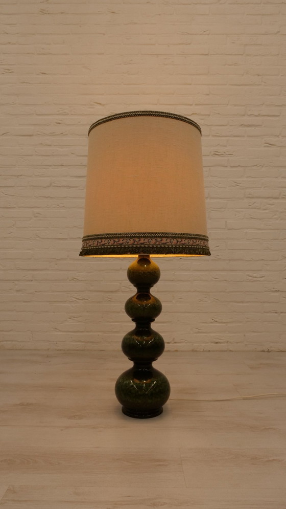 Image 1 of Lampada da tavolo vintage XL | Ceramica | Lampada a bolla Kaiser Leuchten