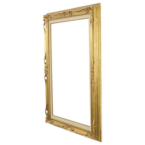Image 1 of Large Gold-Colored Frame Baroque Style 86cm