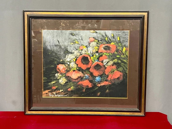 Painting "Bouquet of flowers". – Paintings & Drawings, Wood (photo 3 of 7)