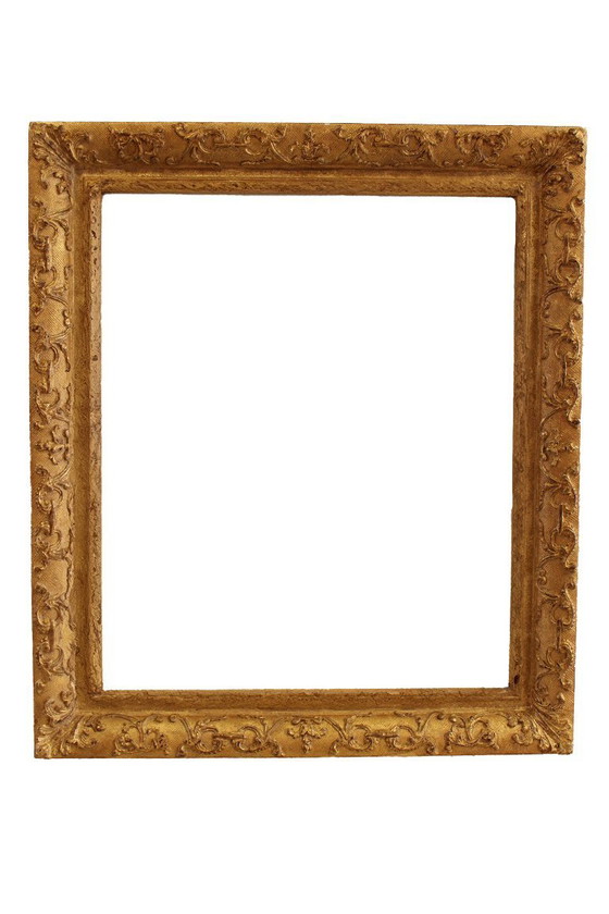 Image 1 of Handgemaakte spiegel­lijst met 24K bladgoud