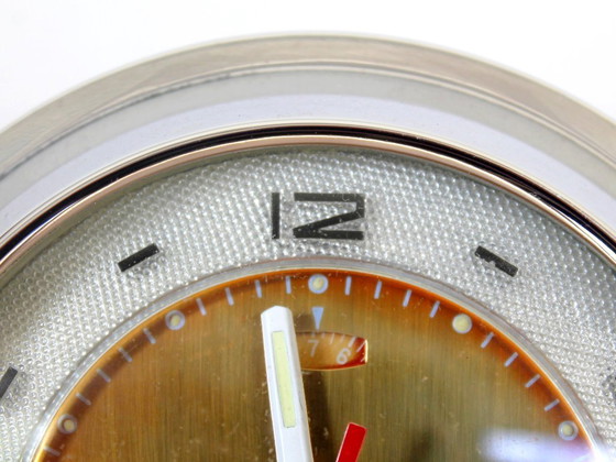 Sveglia "Diamond" – Anni '70, Design Retro Space Age! – Diamond Zuanshi, Orologi, Chrome (photo 7 of 10)