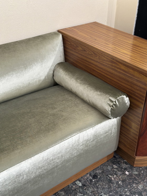 Image 1 of Art Deco Daybed Sofa Bank