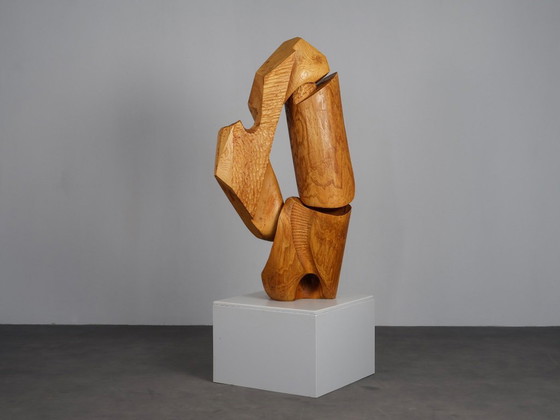 Escultura monumental “Herbalans” de Joop van Bergen, Países Bajos, década de 1980. – Wood (photo 2 of 10)