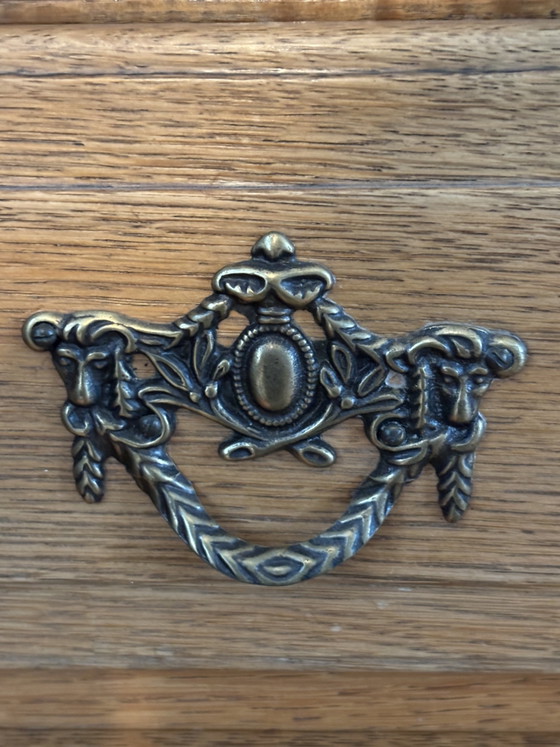 Antique secretary desk, 1910-1930, Neo-Renaissance – Wall cabinet, Wood (photo 8 of 15)
