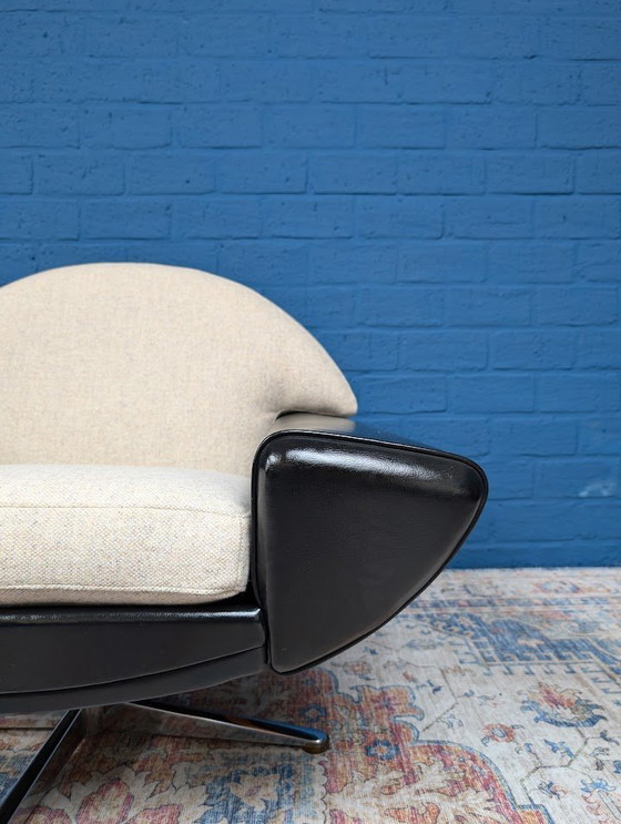 Image 1 of Vintage Deens Design Draaifauteuil, Johannes Andersen, Trensum Mobelfabrik, Midcentury Design