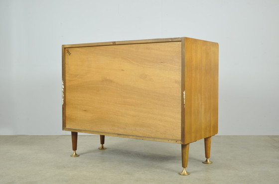 Image 1 of Commode en noyer A.A. Patijn du milieu du siècle 1950 Pays-Bas