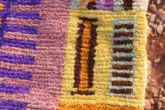 Image 1 of Marokkaans wollen tapijt – Uniek ontwerp & handgemaakt 200cmx300cm