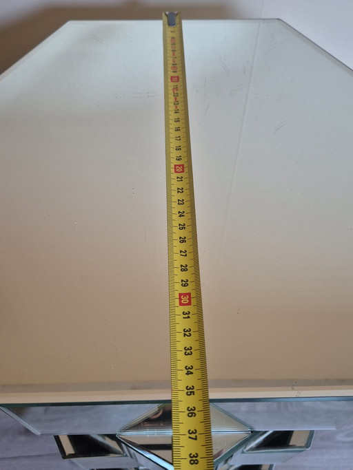 Large mirror column mirror pillar hexagon column pillar