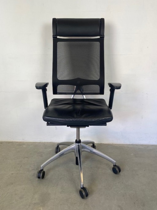 Sedus Bureaustoel Open up Black Leather