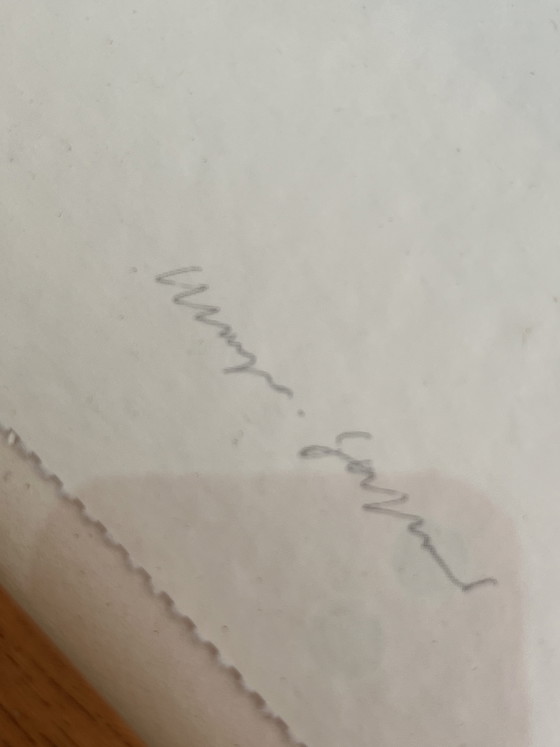 Image 1 of 2 Aquarel Van Klaus Meijer con stampa fine vintage