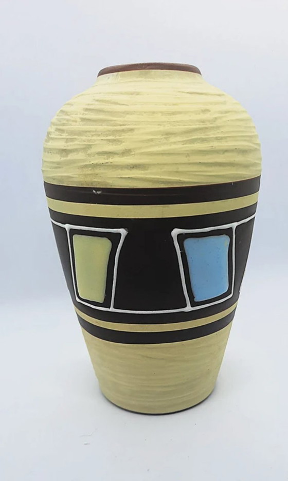 Image 1 of Vase Jasba 246/15 – Design unique du milieu du XXe siècle par Jakob Schwaderlapp