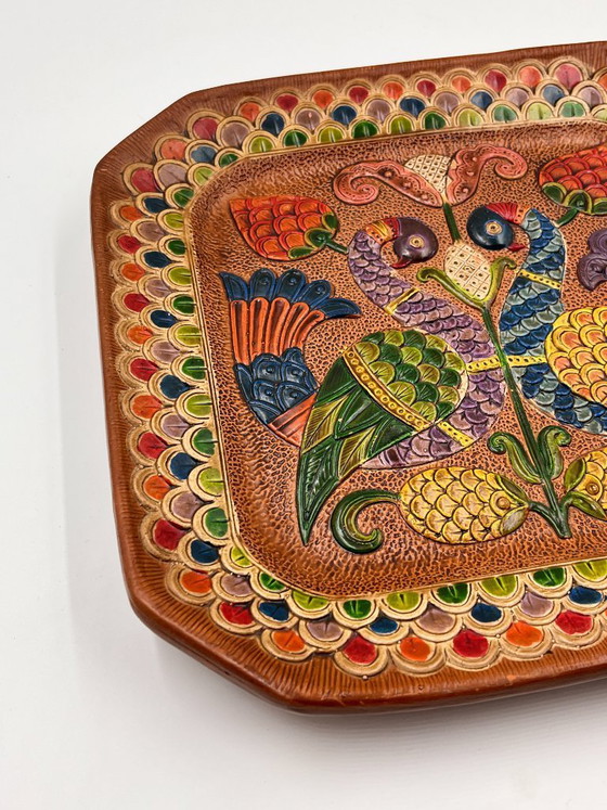 Image 1 of Quadratischer Keramikteller von Ceramica del Convento