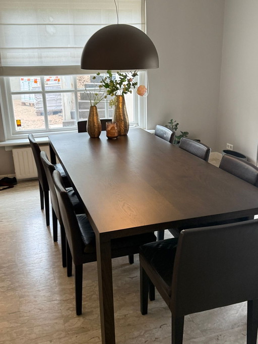 Eettafel en stoelen Casa Milano 