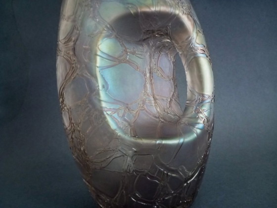 Image 1 of Pichet irisé « Crocodile » de Koloman Moser, style Jugendstil, pour Loetz, 1900