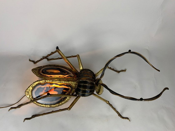 Image 1 of Duval Brasseur 1970's bronzen salontafel