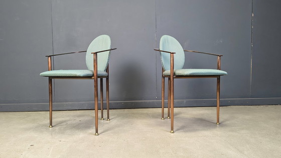 Image 1 of Post modern dining chairs by Belgochrom, set of 6 - 1980s