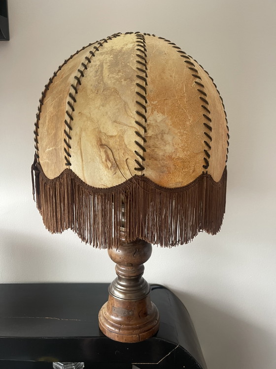 Vintage houten lamp uit de jaren 80 – Leeslamp, Wood (photo 5 of 15)