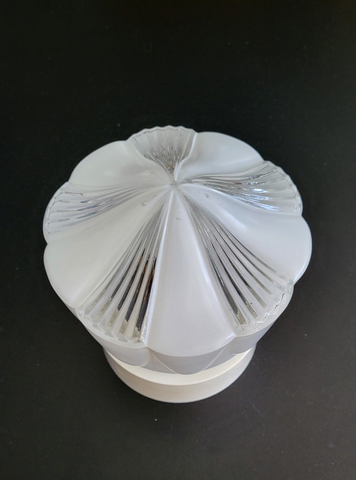 Opaline glass Thabur ceiling light, 1960s.