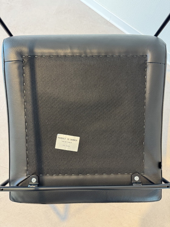 Image 1 of 2 fauteuils Leolux en cuir noir