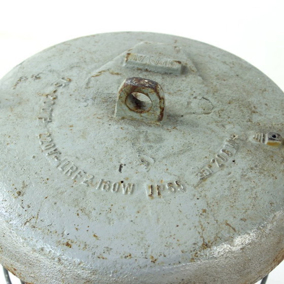 Image 1 of Industriële fabrieksplafondlamp, Tsjecho-Slowakije 1950