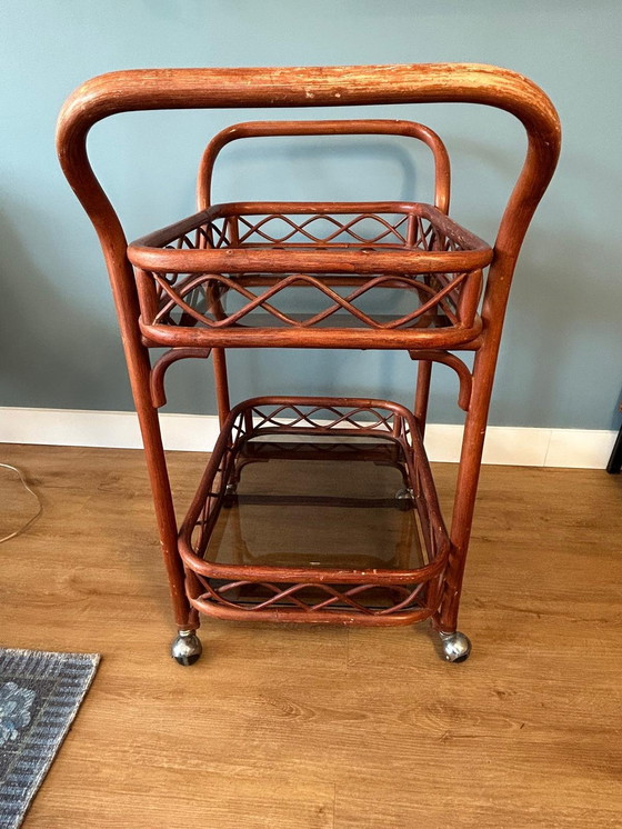 Image 1 of Rotan Theeserveerwagen/Trolley