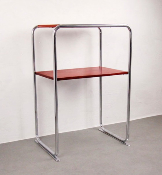 Image 1 of Tavolo Bauhaus in cromo di Marcel Breuer "Carmin piccolo"