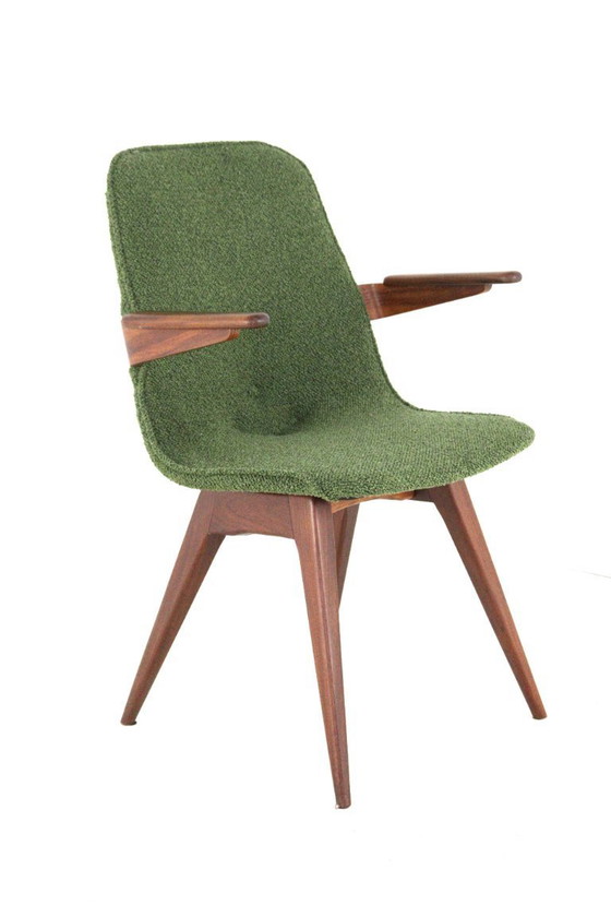 Image 1 of G.J. van Os stoel vintage nieuw gestoffeerd