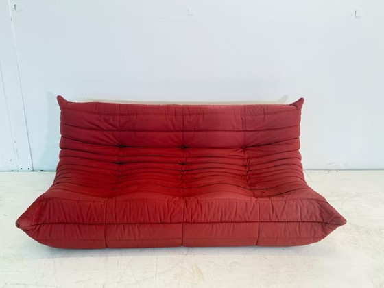 Sofá clásico de diseño Togo de Ligne Roset – Textile, Vintage (photo 5 of 16)