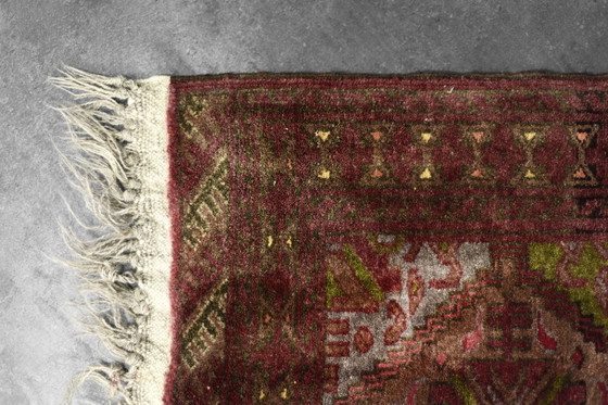 Image 1 of Tappeto Ersari orientale turkmeno vintage tessuto a mano, anni '50