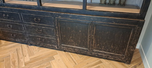 Hotel Chic cq Rural grande armoire ancienne en pin par De Pagter