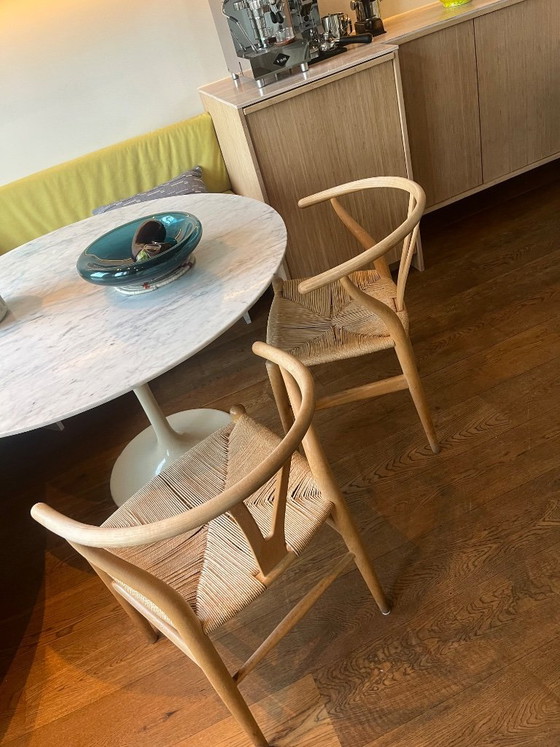 Image 1 of 4 x Carl Hansen & Son CH24 Wishbone stoel Classic Natural gezeept beuken