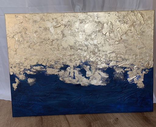 Acryl Gemälde ,,Golden Tides“