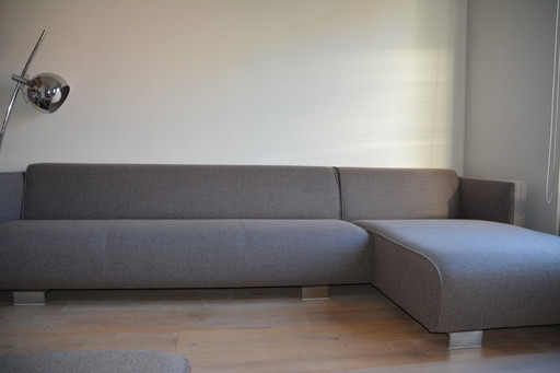 Rolf Benz 3-seater sofa + chaise longue
