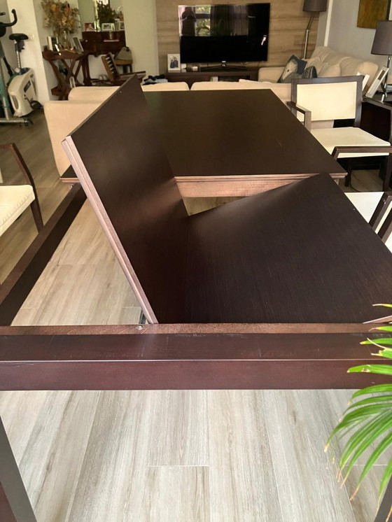 Image 1 of Paco Capdell Mesa Comedor+ 8 Sillas Madera Maciza