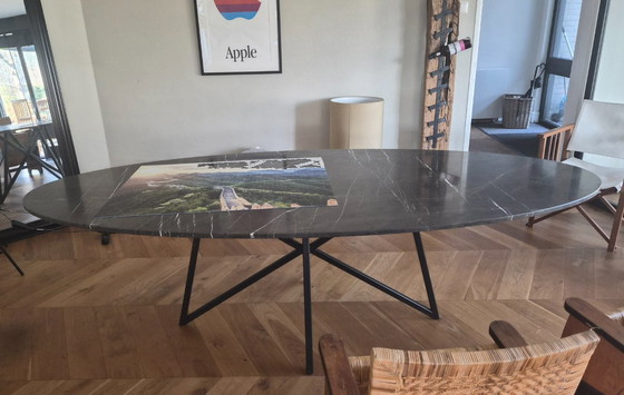 Image 1 of Marmeren eetkamertafel 260x120 ovaal Grigio Carrara
