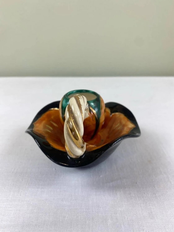 Vintage Vallauris candle holder – Porcelain, Ceramic (photo 8 of 10)