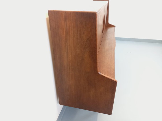 Image 1 of Vintage Scandinavian mid-height sideboard Ib Kofod-Larsen for Faarup Møbelfabrik in teak from the 60s