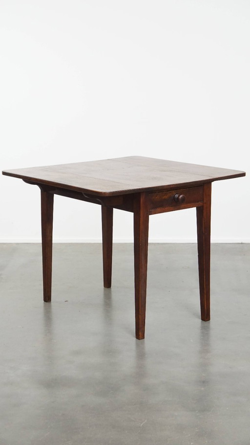 Table d'appoint/ table de salle à manger en chêne anglais antique pembroke
