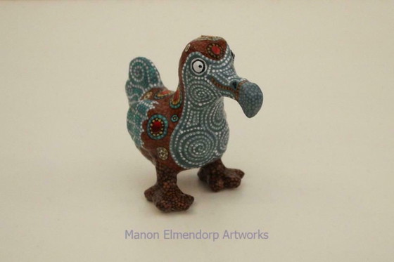 Image 1 of 100% Handgemaakt Beeldje Dodo / Vogel Kunst Nieuw