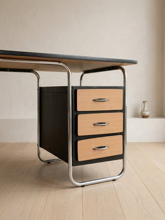 Image 1 of Bureau in Bauhaus-stijl, Torck, jaren 1950, België