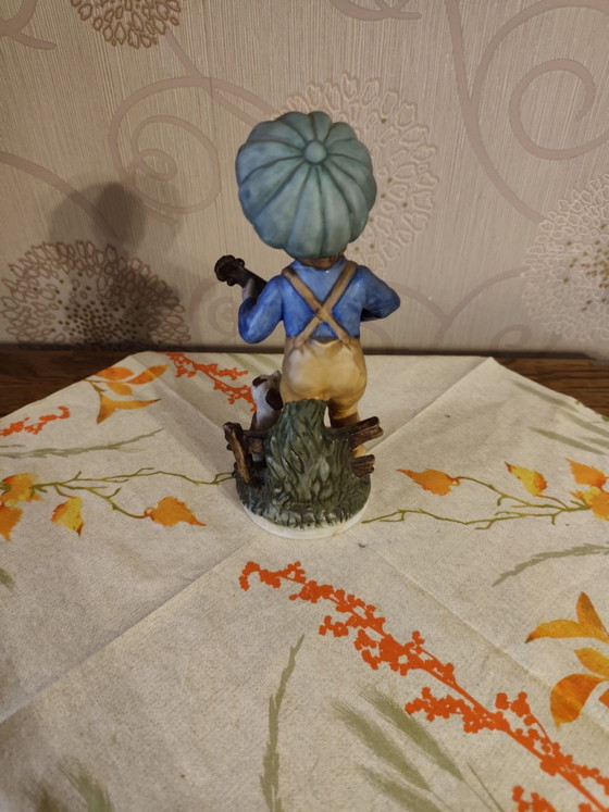 Vintage porcelain figurine, Decorative Objects, Blue (photo 5 of 6)