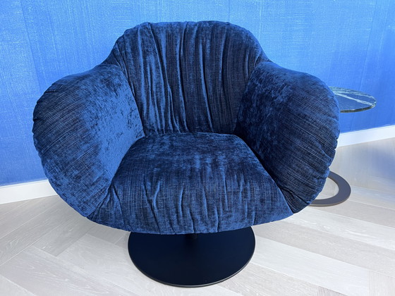 Image 1 of 2x Tommy M. armchair Lola by Thomas Machalke - Fabric & Leather