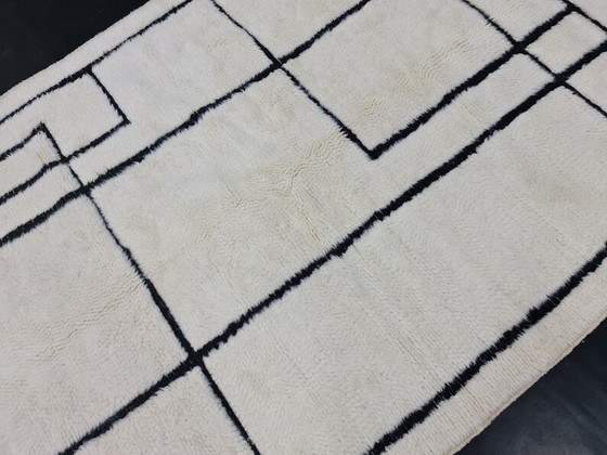 Alfombra de lana natural tejida a mano, de elaboración tradicional, tamaño 250 x 150 cm. – Aime Té, Wool (photo 7 of 10)