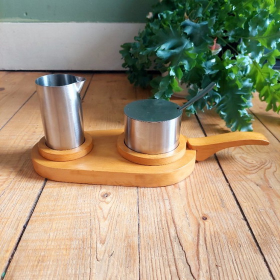 Image 1 of Set latte e zucchero Arne Jacobsen Stelton