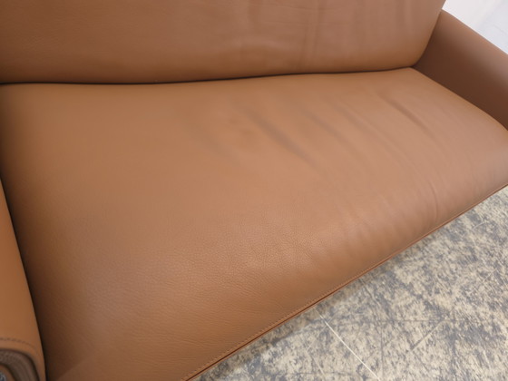 Image 1 of De Sede ds 125 Gerd Lange Garnitur Designersofa Ledersofa Couch Zweisitzer Dreisitzer cognac