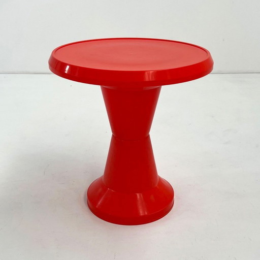 Koraal Taormina tafel van Giganplast, jaren 70.