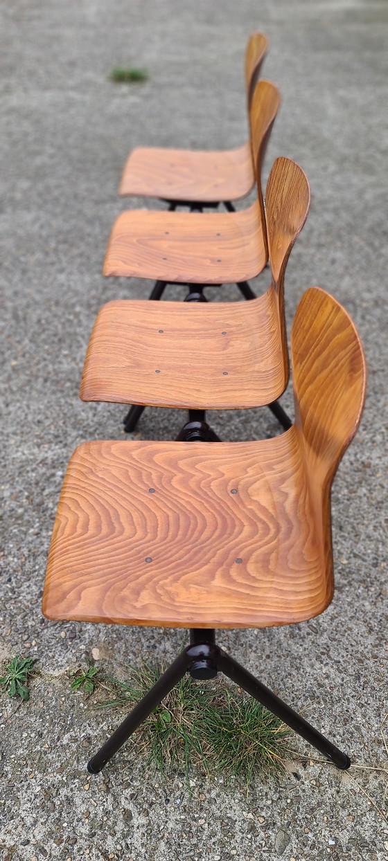 Image 1 of 4X Galvanitas Thur Op Seat Schoolstoelen 